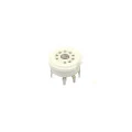 Soquete para Válvula de 9 Pinos (Noval) Cerâmico (Solda em placa - PCI) - 9PINPC