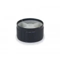 Knob de Alumínio para Potenciômetro de Eixo Estriado - A32x17 - Preto
