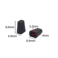 Knob Deslizante Preto - AD-07 - Adelmetal