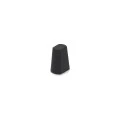 Knob Deslizante Preto - AD-07 - Adelmetal