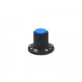 Knob Numerado com Parafuso (0-10) - Diversas Cores - AD-1426