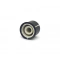 Knob Estriado sem Parafuso - Preto - AD-20E