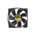 Microventilador 120x120x25mm Rolamento 12V Modelo AD1212HBA73GL