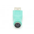 Adaptador USB macho A X PS2 Fêmea para 6 pinos - 34045