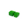 Conector Verde Multipolar AK700 Vertical Passo de 5.00mm - 2 e 3 Vias - Phoenix Mecano