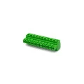 Conector Verde Multipolar AKZ1550 Fêmea Passo 3,81mm - 2 a 16 Vias - Phoenix Mecano