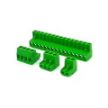 Conector Verde Multipolar AKZ950 Fêmea - Passo 5,08mm - 2 a 24 Vias - Phoenix Mecano