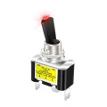 Chave Alavanca com Led 30A/12Vdc com 3 Terminais - Diversas Cores - ASW-07D-2 - Jietong