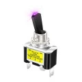 Chave Alavanca com Led 30A/12Vdc com 3 Terminais - Diversas Cores - ASW-07D-2 - Jietong