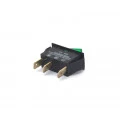 Chave Gangorra / Tecla com 3 Terminais e com Led Liga/Desliga 20A/12Vdc - Verde - ASW-09D - Jietong