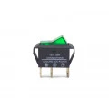 Chave Gangorra / Tecla com 3 Terminais e com Led Liga/Desliga 20A/12Vdc - Verde - ASW-09D - Jietong