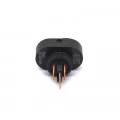 Chave Gangorra / Tecla com 3 Terminais 20A/12Vdc Liga/Desliga com Led Verde - ASW-20D