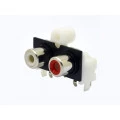 Jack RCA duplo PCI 90º para fixação AV2-8,4-10