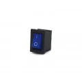 Chave Gangorra / Tecla com 3 Terminais 6A/250V Azul com Neon - KCD1-102N/B2