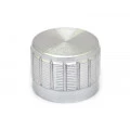 Knob de Alumínio para Potenciômetro de Eixo Estriado - B23x17 - Cromado