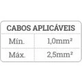 Plug Tomada 2 Pólos 90º 20A/250V JL26301/081E - Enerbras