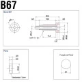 Borne B67 2mm - Diversas Cores - B.B.C