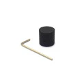 Knob de Metal com parafuso allen - Preto - C-1012