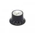Knob Estriado Numerado (0-10) Marcação "Volume" Preto - C-2009-V