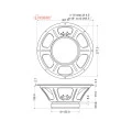 Falante Jensen C12D 8 Ohms 150W 12 Polegadas - ZJ06376