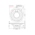 Falante Jensen C8R 4 Ohms 25W 8 Polegadas - ZJ04030