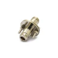 Adaptador N 50 Ohms Fêmea X Fêmea Reto Painel com Flange e Centelhador para Proteção RF 52mm - CA-14E - Gav 140 - KLC