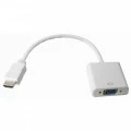 Cabo Conversor Adaptador  HDMI x VGA Fêmea Com Chip 20cm 