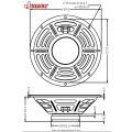 Falante Jensen P10R 16 Ohms 25W 10 Polegadas - ZJ05080