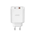 Carregador Turbo GaN 35W PD+USB - kd-671 - Kaidi 