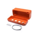Caixa Com Furo Para Quatro Botoeiras CB-004 - Laranja - Patola
