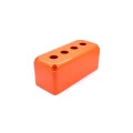 Caixa Com Furo Para Quatro Botoeiras CB-004 - Laranja - Patola