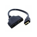 Cabo HDMI Adaptador Duplicador Y 1 Entrada Macho para 2 Saídas Fêmea - CB-147