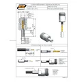 Conector N 50 Ohms Fêmea Reto Cabo Crimpagem RG-58 / RGC-58 Pino Solto - CF-152 - Gav 147 - KLC
