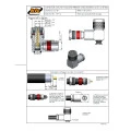 Conector 50 Ohms N Macho Angular Prensa Cabo RG-213 - CM-28 - Gav 111 - KLC