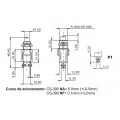Chave Push-Button CS-390-NF/P1 - Margirius 