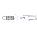 Borne para Pino Banana 4mm Extensão - Diversas Cores - J121