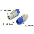 Conector SpeakOn Macho 3 Vias - 1.8.158