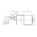 Motor com Redução 12V 16 RPM Cód. Motor 40