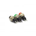 Chave Push-Button com 2 Terminais sem Trava Desliga/(Liga) - PT/VD/VM - DS-314