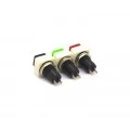Chave Push-Button com 2 Terminais e com Trava Normalmente Aberto Desliga/Liga 1A/250V - PT/VD/VM - DS-460
