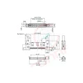 Conector Header com Ejetor para Cabo Flat IDC - 10 a 64 Vias - DS1012-XLNN2A8 - Connfly