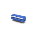 Chave Dip Switch Piano 90° DS1040-BT - 1 a 12 Vias - Connfly