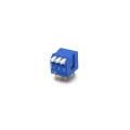 Chave Dip Switch Piano 90° DS1040-BT - 1 a 12 Vias - Connfly