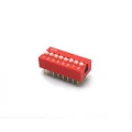 Chave Dip Switch 180° DS1040-BN - 1 a 12 Vias
