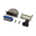 Conector Centronics Macho Solda Fio DS1078-24MOL com Capa Metálica - 24 Vias - Connfly