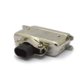 Conector Centronics Macho Solda Fio DS1078-36MOL com Capa Metálica - 36 Vias