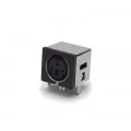 Conector Mini Din Fêmea PCI DS1093-03BN3-0 - 3 Pinos - Jiali