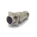 Conector Circular Macho e Fêmea DS1110-04-07 - 07 Vias - Connfly