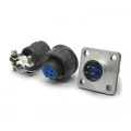 Conector Circular Macho e Fêmea DS1110-05-04 - 04 Vias - Connfly