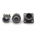 Conector Circular Macho e Fêmea DS1110-05-07 - 07 Vias - Connfly
